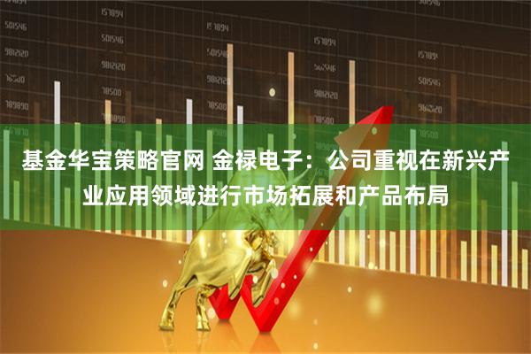 基金华宝策略官网 金禄电子：公司重视在新兴产业应用领域进行市场拓展和产品布局